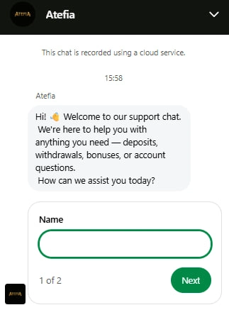 atefia casino chat